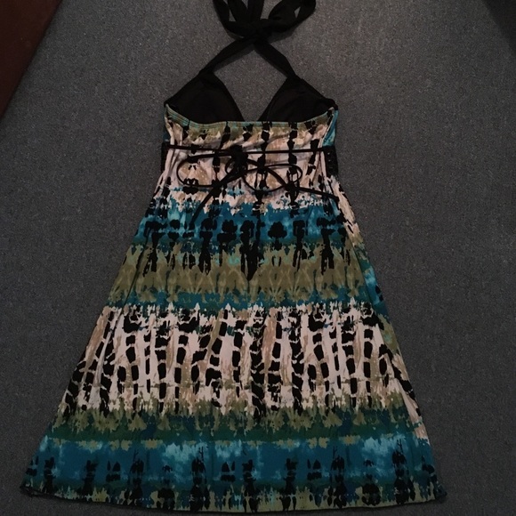 BCX Colorful bright dress.  Worn once! Small - Picture 3 of 4